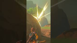 no-look headshot from behind a rock #shorts #zelda #botwshorts #zeldabotw #nintendo #botw #gaming