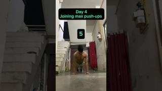 Day 4 hitting max push-ups 🤯😰 comment your max push-ups #fitness #homeworkout #viral #shorts