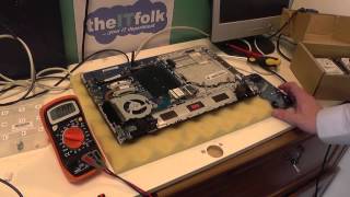 Testing DC Jack on a Laptop Motherboard with Multimeter