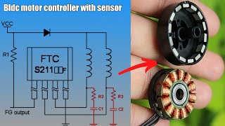 simple ideas bldc motor speed control with hall sensor | Brushless Dc motor speed ADJ  with magnetic