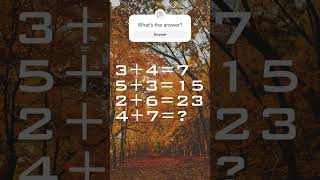 Can YOU solve this puzzle? #mathpuzzle #logicalpuzzles #shorts