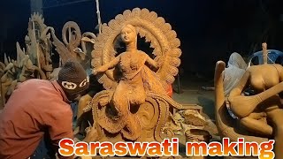 Mitti ka murti kaise banate hai natraj Saraswati Mata ka design wala( part 3) #rahulprajapatiabvlogs