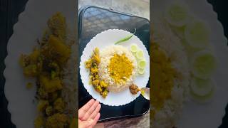 Simple lunch #dalchawal #ytshorts #youtube