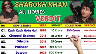 Sharukh Khan All Movie Box office Collection, Hit Or Flop? Movie Collection | #sharukhkhanmovie