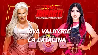 Taya Valkyrie VS La Catalina - AAA Womens Champion (TNA #2 WWE2K24)