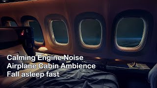 Soothing Brown Noise | Airplane Cabin Ambience | Best Sounds to fall asleep | 10 Hours