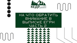 Что ещё интересного содержит выписка ЕГРН