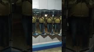 Self-centered mirror reflection#science #viral video🔥🔥🔥