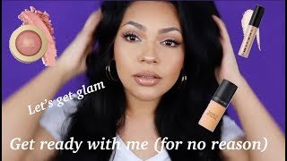 GRWM (FOR NO REASON) QUARANTINE GLAM