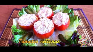 El mejor tomate relleno con caballa.....