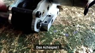 Das Getriebe für den Porschetiger ( VK4501 ) von Asiatam spielfrei machen .