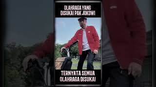 OLAHRAGA YANG DI SUKAI PAK JOKOWI ##viral #short