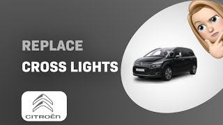 Cómo reemplazar luces de cruce en Citroën C4 Picasso 2011