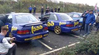 Subaru 555 Group A cars Prodrive 2/2  Anti Lag Awesome