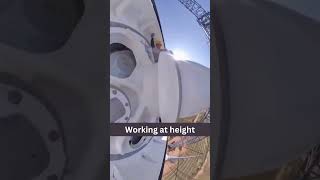 Working at height #shorts #workingatheight #workers #canyoudothis #amazing #unbelievable #salute