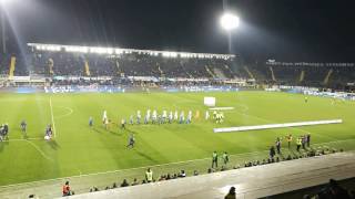 21 dicembre 2016: Atalanta - Empoli ingresso silenzioso