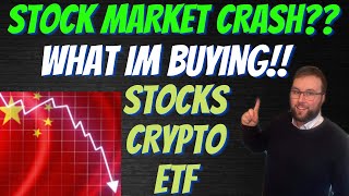 Stock Market Crash!! Stocks, Crypto & ETFs I'm Buying This Week| Trading212, ETORO, CoinBase, DeGiro