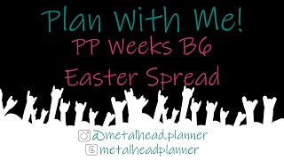 Easter Plan With Me | PP Weeks B6 | Print Pression Planner | BizzyBeePlanners Stickers