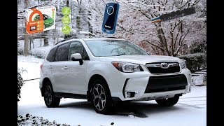 Subaru Forester 2015 PTS vs StarLine E96BT+GSM/GPS+R6eco