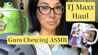 Gum Chewing Sunday Funday ASMR | TJ Maxx Halloween ish Haul 🎃