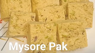 मैसूर पाक लाजवाब स्वाद वाला मिठाई का बिल्कुल आसान रेसिपी | Mysore Pak Sweet Recipe