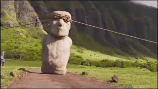 Testing one of the theorized ways Easter Island statues were moved into place