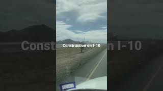 Traffic Tips: Construction on I-10 | drive safe #Shorts