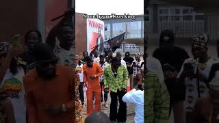 Stonebwoy doing Traditional Ewe Borborbor Dance at Media General Premises Ghana