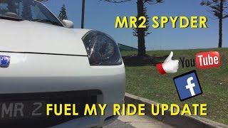 MR2 Spyder Driving - FUEL MY RIDE: News Update (18/01/2017) MR-S