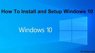 How to install  windows 10 | MCSA