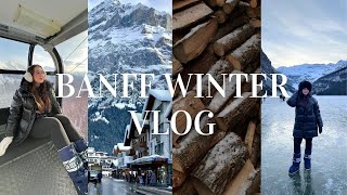 winter in Banff pt 3 | Lake Louise ice skating, THE gondola ride, snowy drives & dinner in a castle?