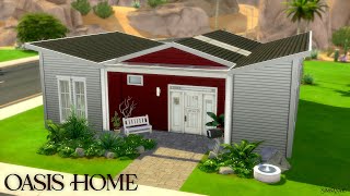 Oasis Home | Stop Motion Build |The Sims 4 | No CC