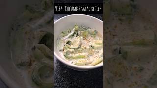 Viral Cucumber salad recipe #shorts #youtubeshorts