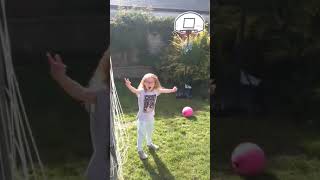 Basketball Trick Shot #shorts #shortvideo #fyp #fypシ #basketball #tricks #fun #funny