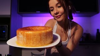 ASMR- VOU FAZER UM BOLINHO DE LARANJA NUM CLIMINHA BEM RELAXANTE 🍰 🍊