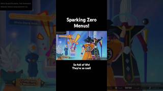 Sparking Zero Menus are the best we've ever seen! #dragonballsparkingzero #sparkingzero #dbsz