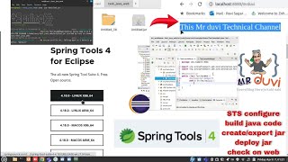 Build Jar with maven using spring tools | export Jar | learn java | beginners Tutorials