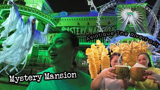 ASIATIQUE - Mystery Mansion *FUN SCARE* Food Vlog | JustSissi