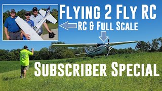 Flying to Fly RC - Joel Wyttenbach Lands Full Scale Cessna P172D to Fly RC Planes with Brian & Nolan