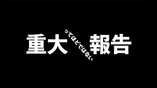 重大(ってほどではない)報告！！