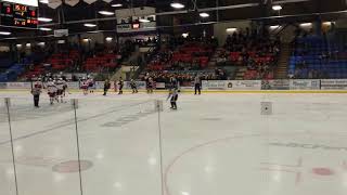 Brett Roloson scores on a second period power play for Powell River Kings on January 31