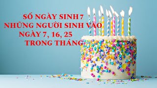 Số ngày sinh 7 trong Thần số học