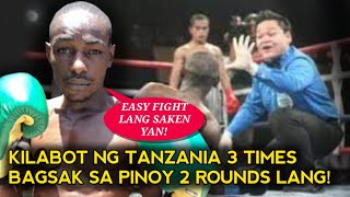 EASY FIGHT LANG DAW SA KANYA ANG MGA PINOY, AYUN 2 ROUNDS LANG 3 TIMES BAGSAK DAHIL SA KAYABANGAN