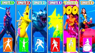 Evolution Of ALL BUILT-IN DANCES & Emotes in Fortnite Battle Royale!