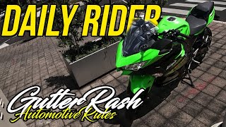 Trying To Daily My Bike - Ride To Lunch // Ninja 400 KRT Melbourne Motovlog