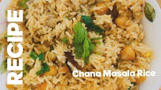 Chana Masala Rice|Simple and Tasty Recipe!