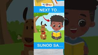 Left, Right, Between! #shorts | Learning Directions for Kids (Kubo House)