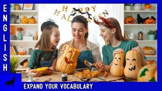 Carving Pumpkins | English Listening Lesson (Describing Photos)