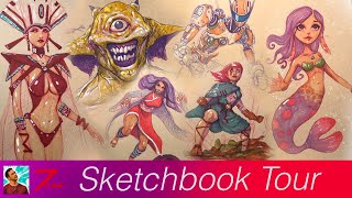 Sketchbook Tour, Boom! I’m Back