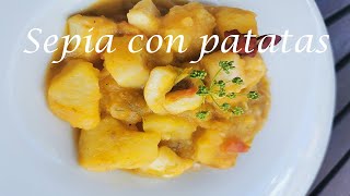 SEPIA CON PATATAS | Receta Regional